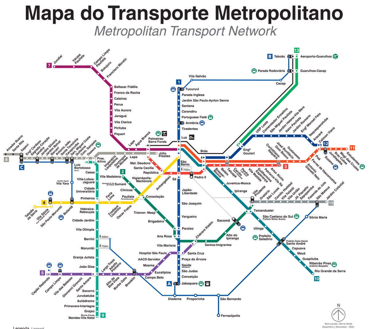 mapa do metrô