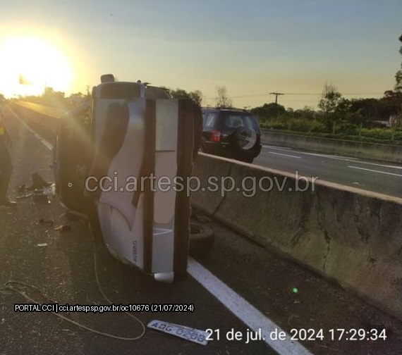 capotamento na rodovia