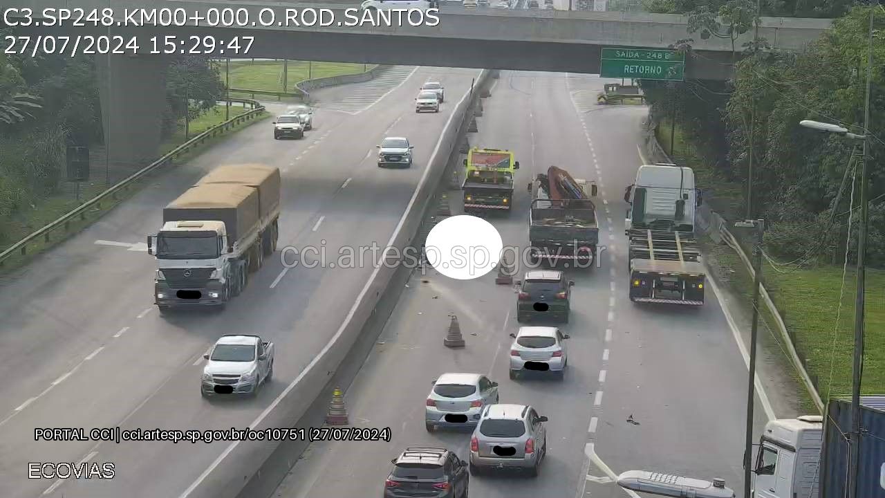 carreta e moto