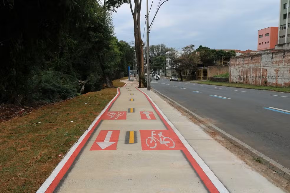 trecho ciclovia piracicaba