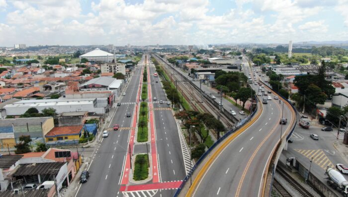 ciclovias e ciclofaixas em Suzano