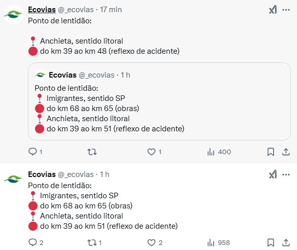 twitter ecovias