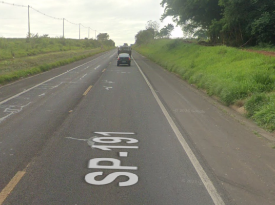 rodovia Wilson Finardi SP-191 em Rio Claro