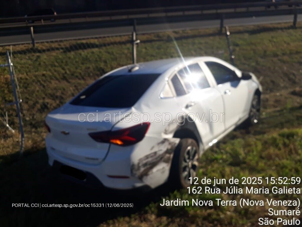 Automóvel GM Onix rodovia Anhanguera