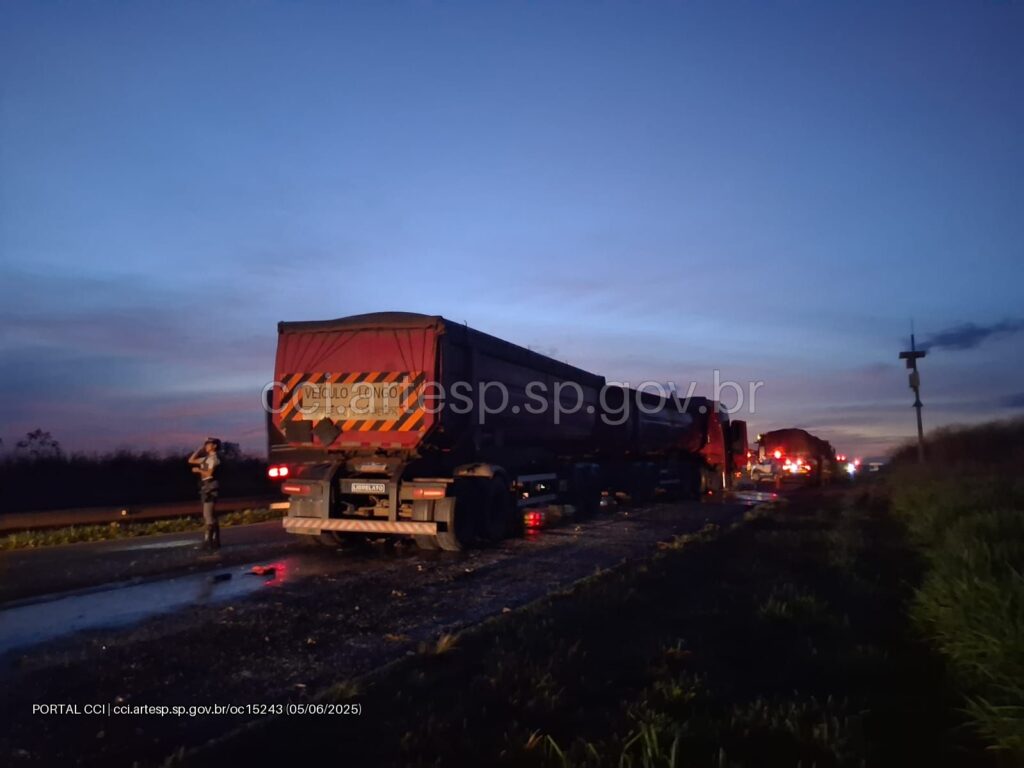 Caminhão bitruck VW 24.250 e carreta Volvo FH 540
