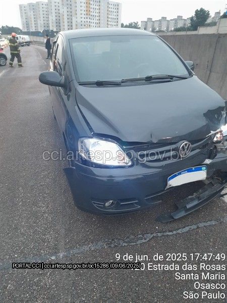 VW Fox Rodoanel acidente