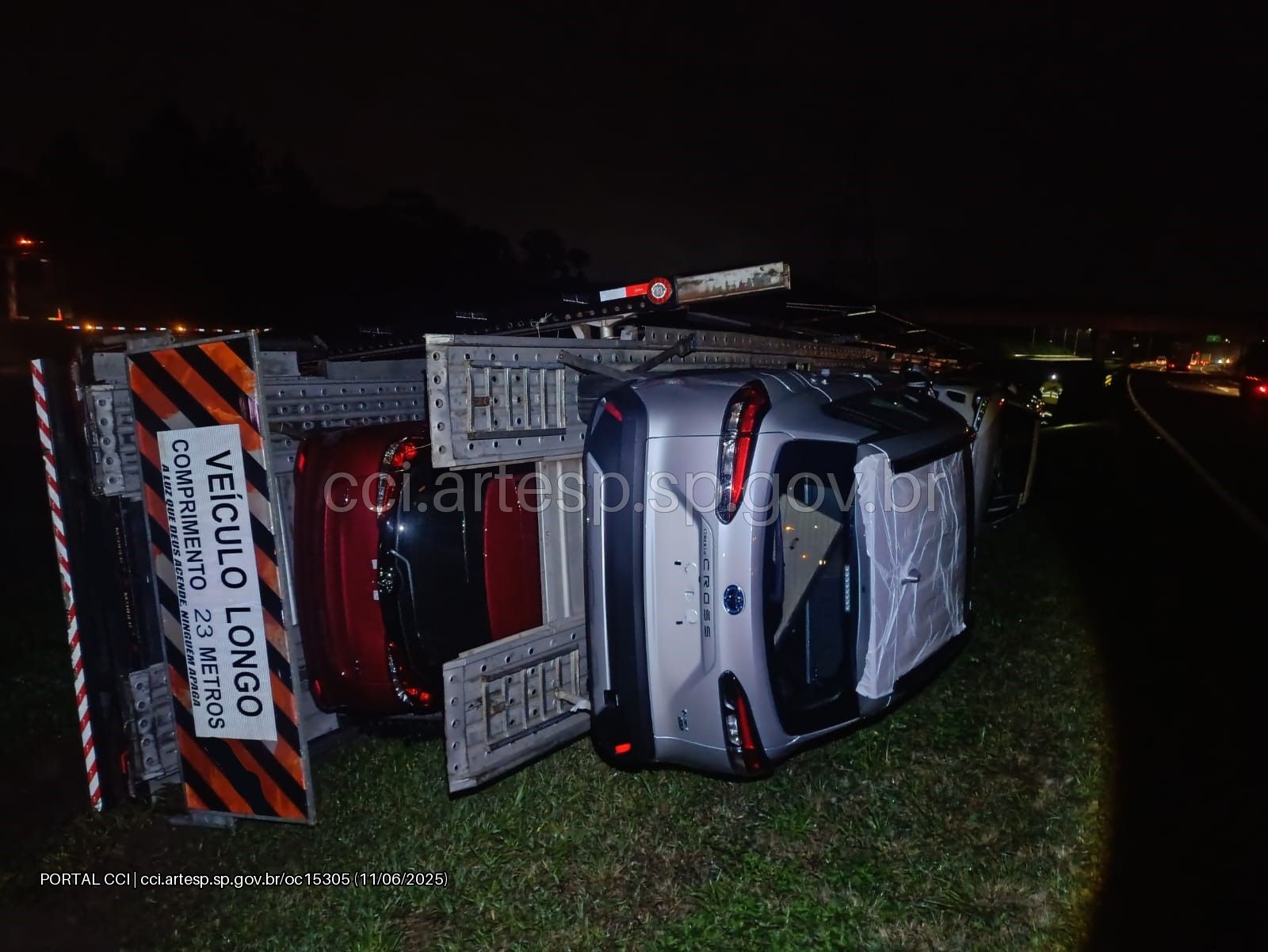 carreta cegonha veículos Rodoanel