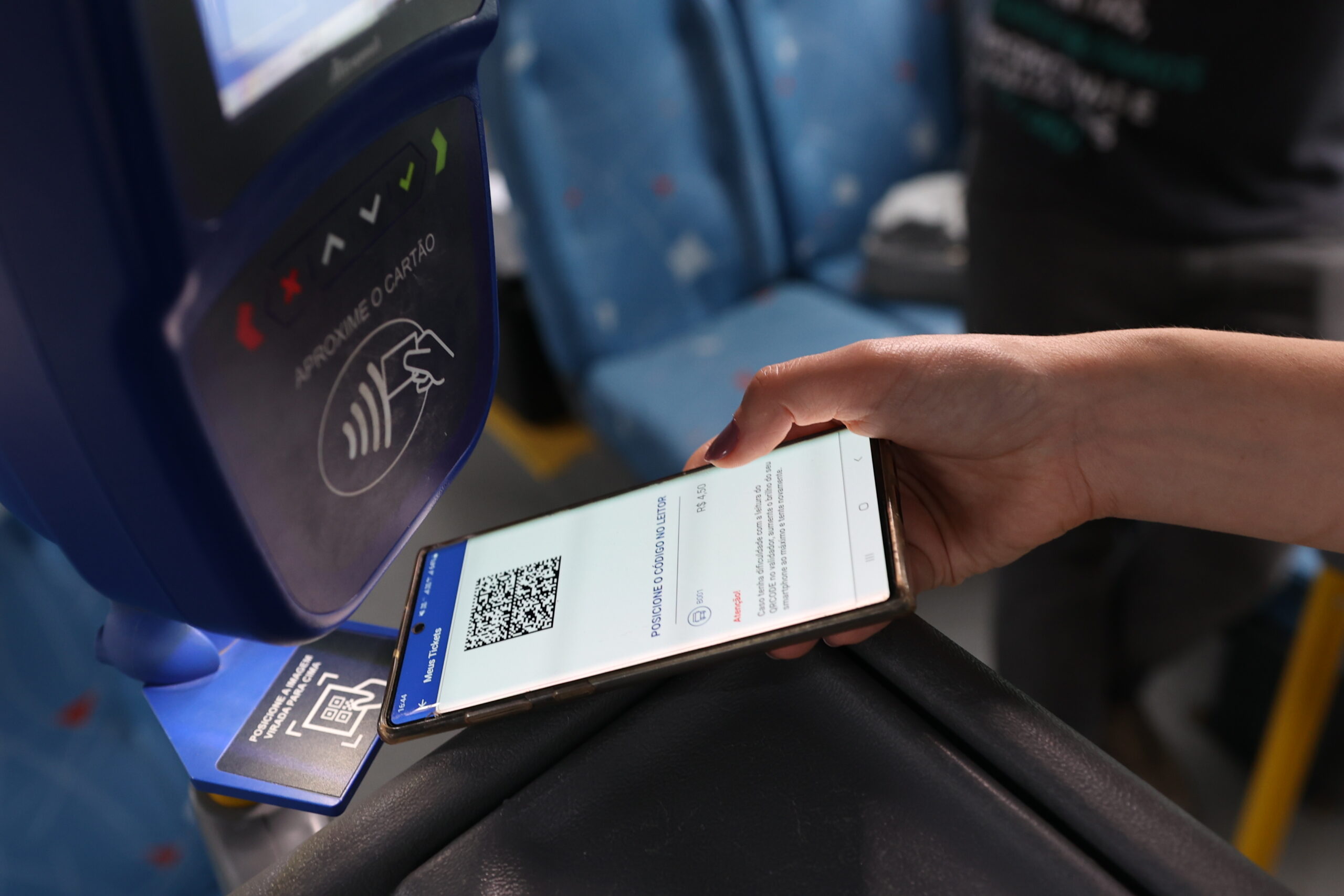 pagamento qr code celular ônibus floripa
