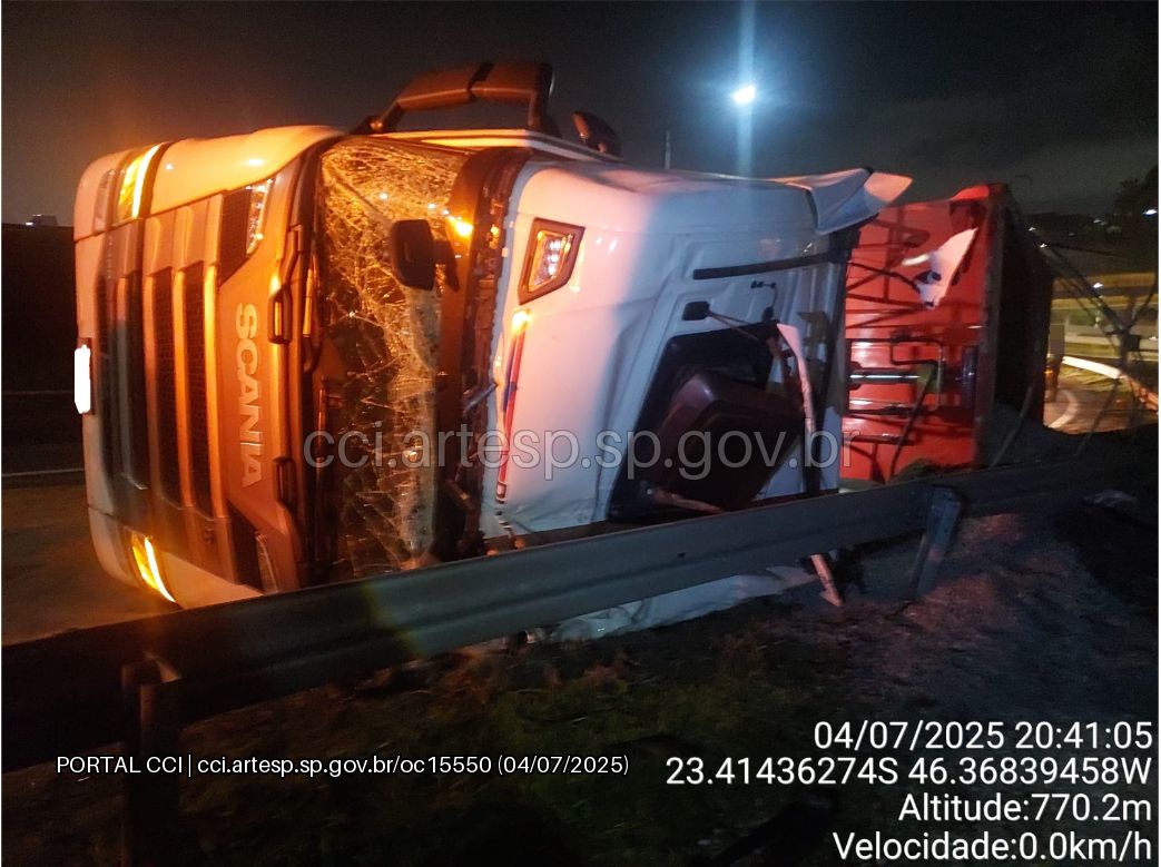 Carreta Scania rodoanel Arujá