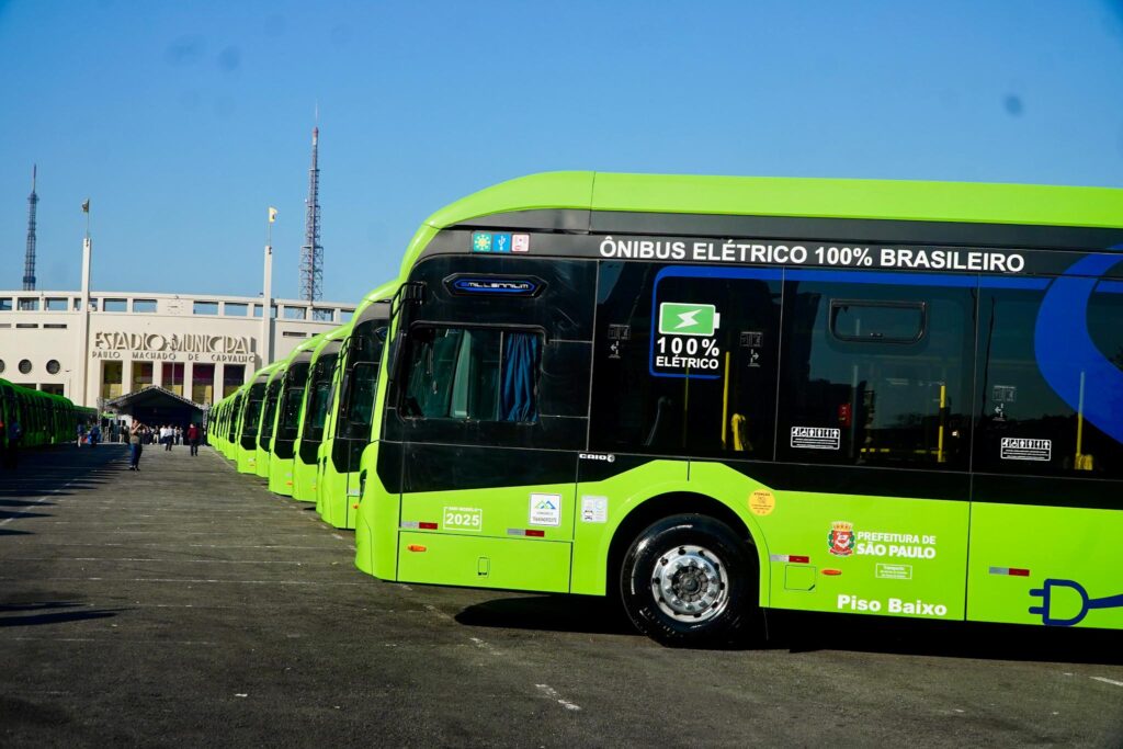 ônibus elétricos sp