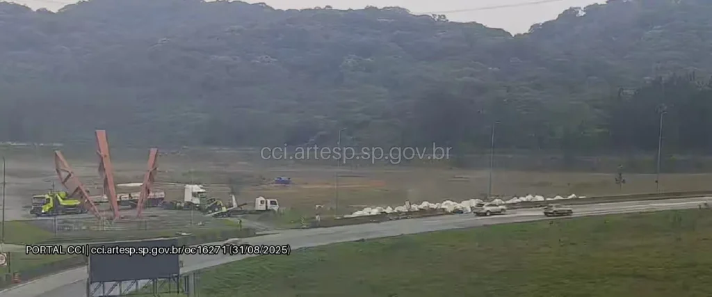 Carga alocada para área larga