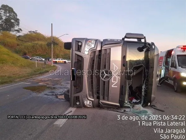 Carreta-Mercedes-Benz-Actros- rodovia Anhanguera