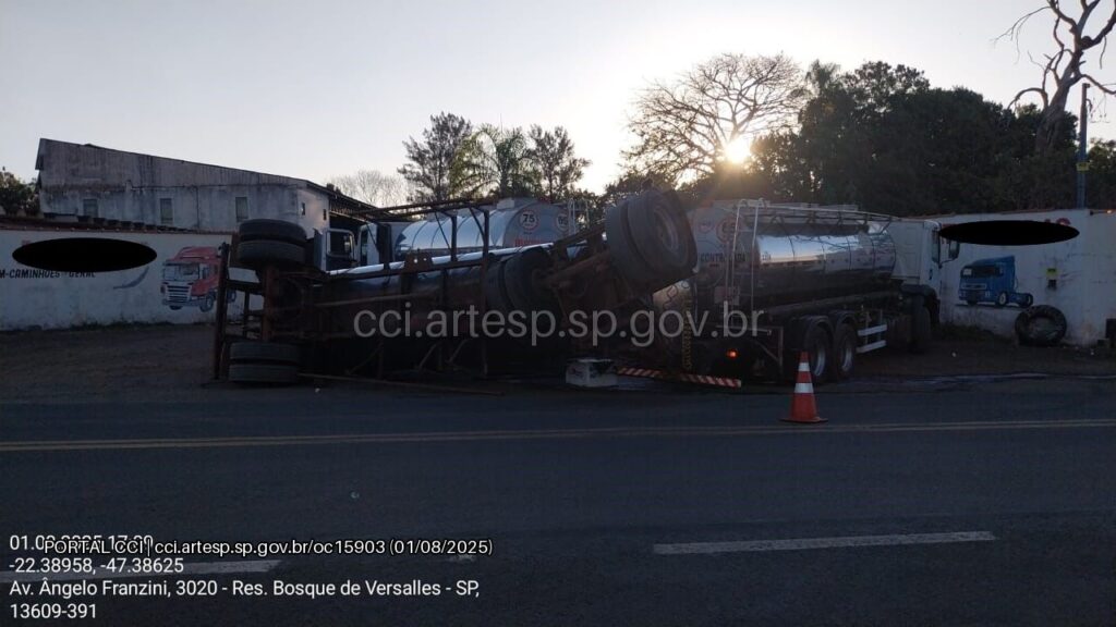Carreta SP-191 Araras rodovia