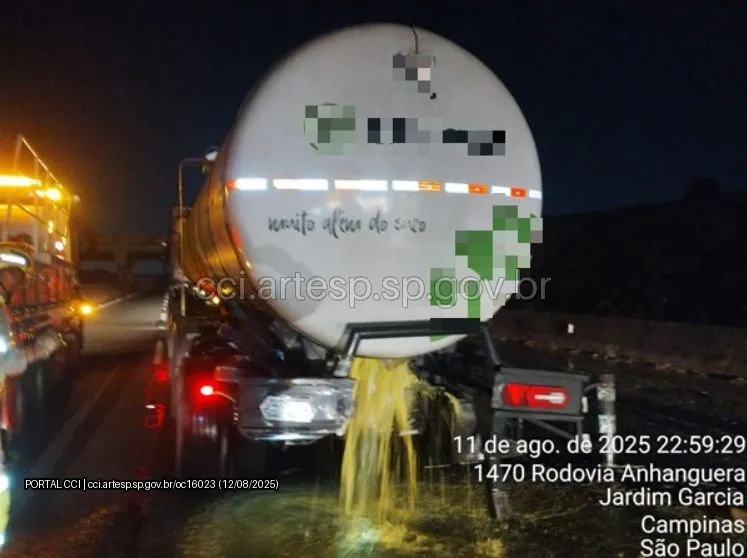 Carreta Scania rodovia anhanguera