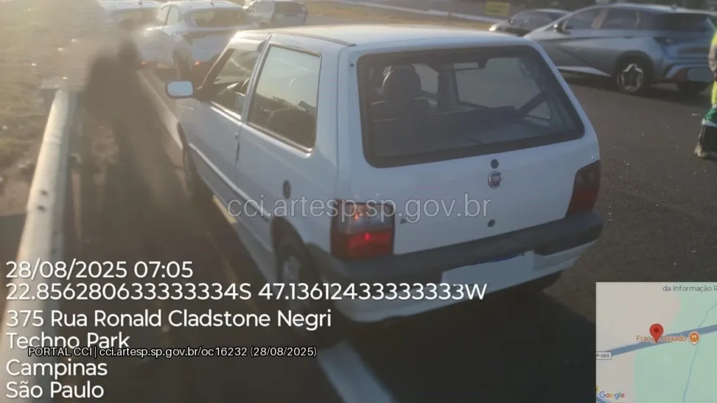 Fiat Uno rodovia dom pedro I