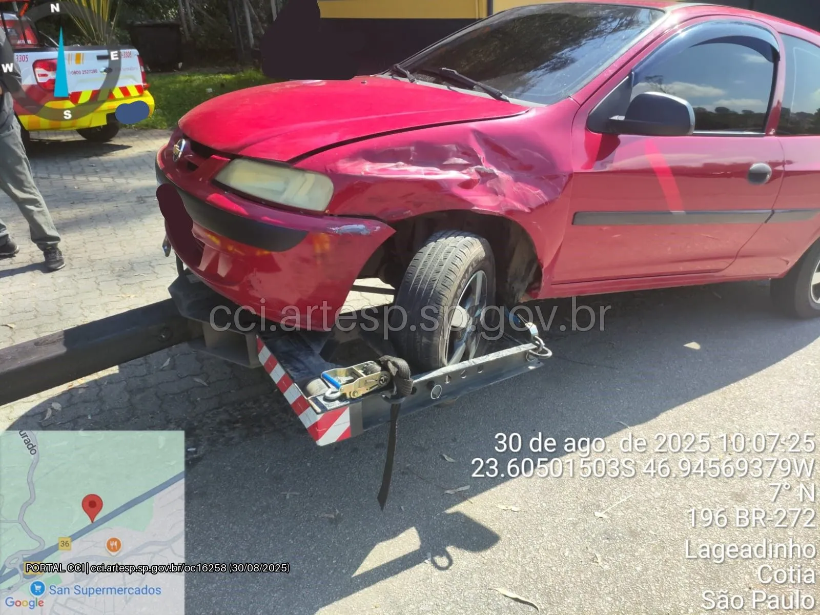 GM Celta rodovia Raposo Tavares