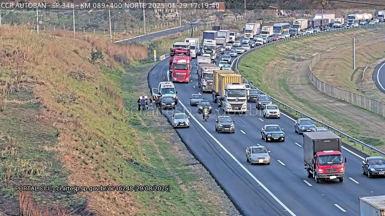 Imagem do local rodovia dos Bandeirantes sexta