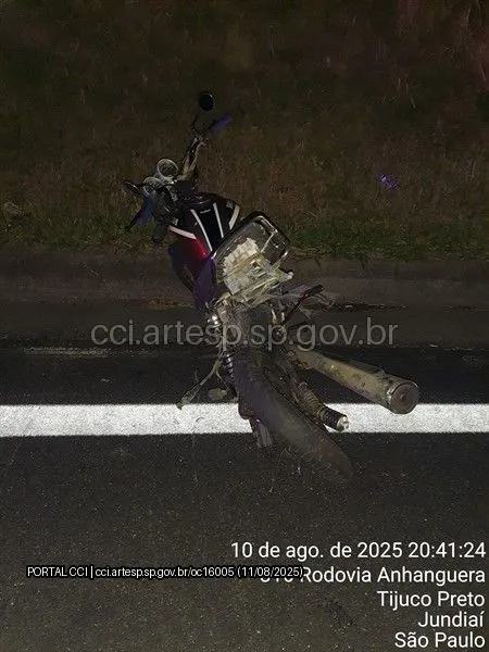 Moto Honda CG 150 rodovia anhanguera
