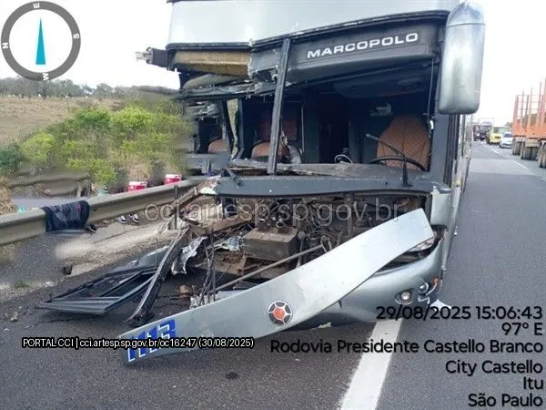 Ônibus Marcopolo rodovia castelo branco