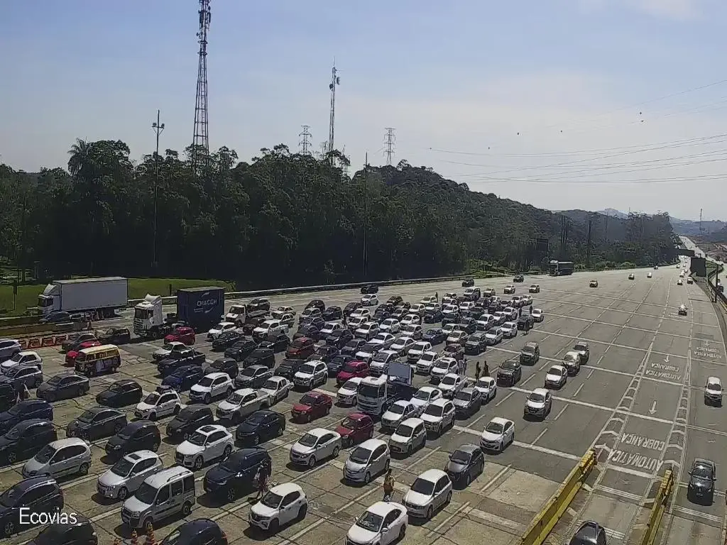 Sistema Anchieta-Imigrantes Pedágio da rodovia dos Imigrantes no km 32