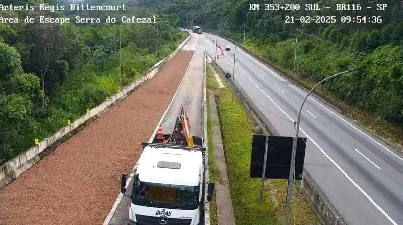área de escape da régis