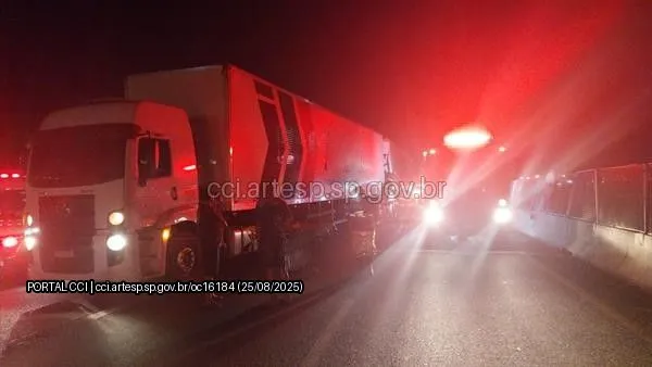 carreta na rodovia anhanguera