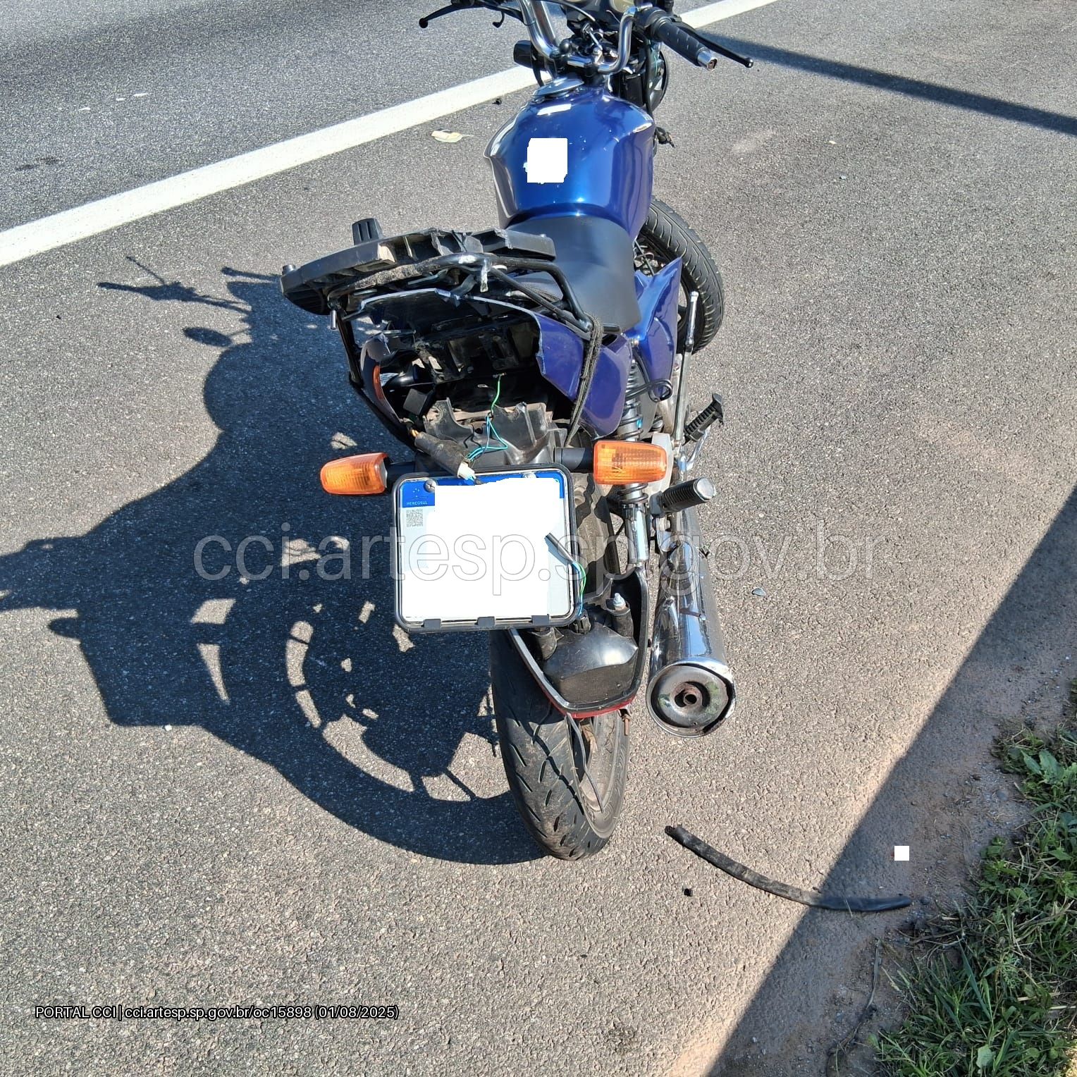 moto rodovia anchieta acidente