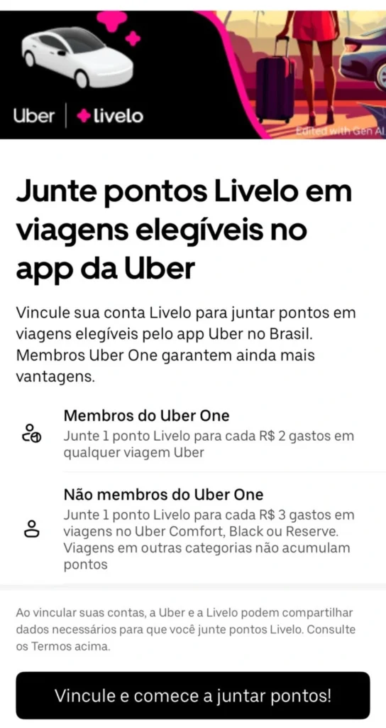 uber livelo