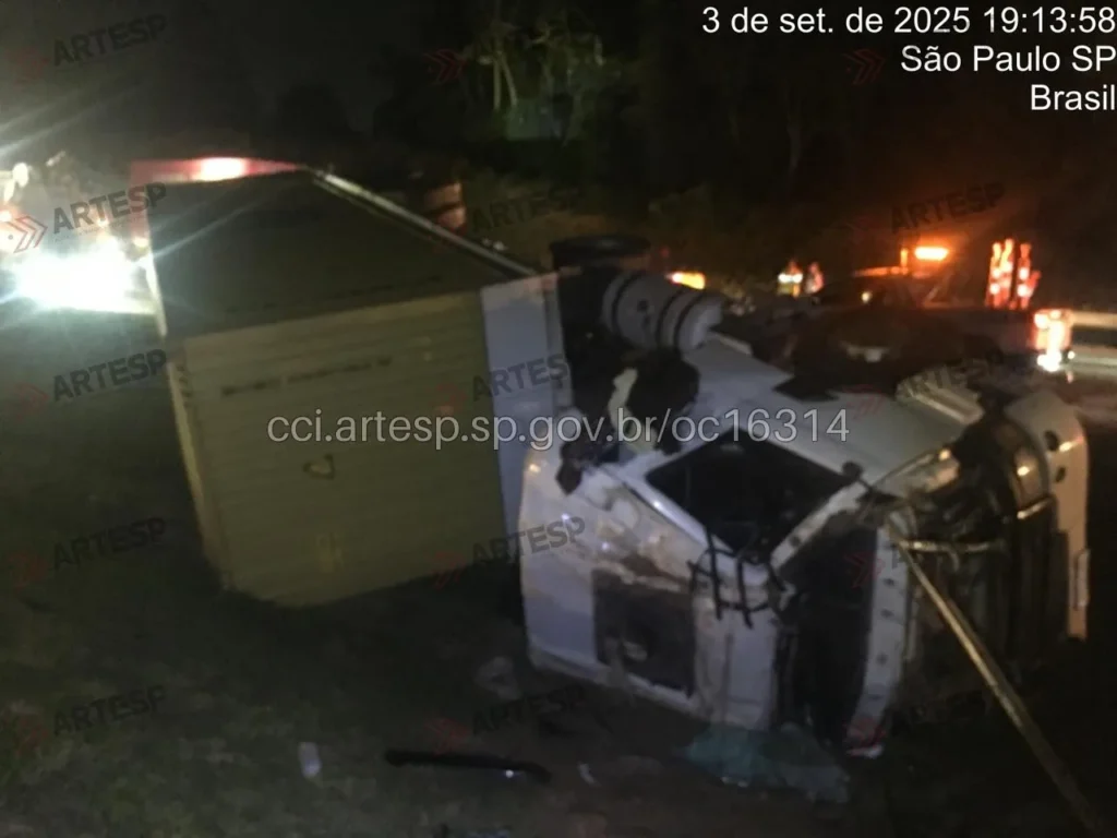 Carreta no Rodoanel