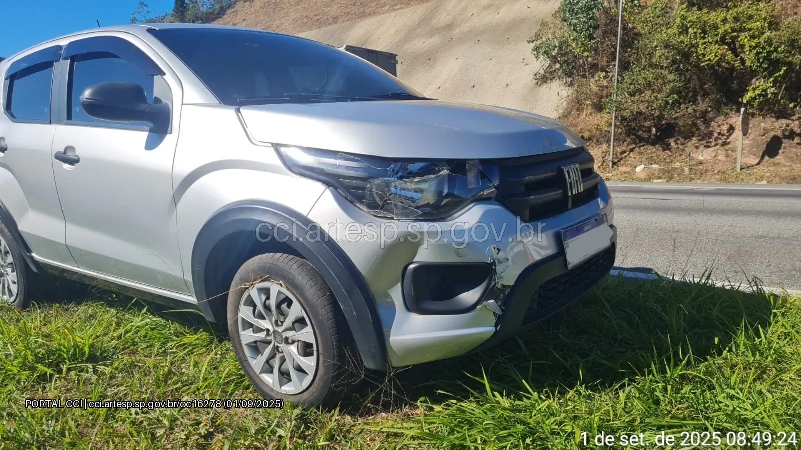 Fiat Mobi rodovia castelo branco