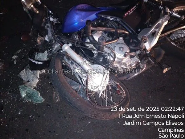 Moto Honda CG 160 rodovia anhanguera