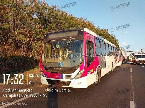 Ônibus Marcopolo Campinas rodovia