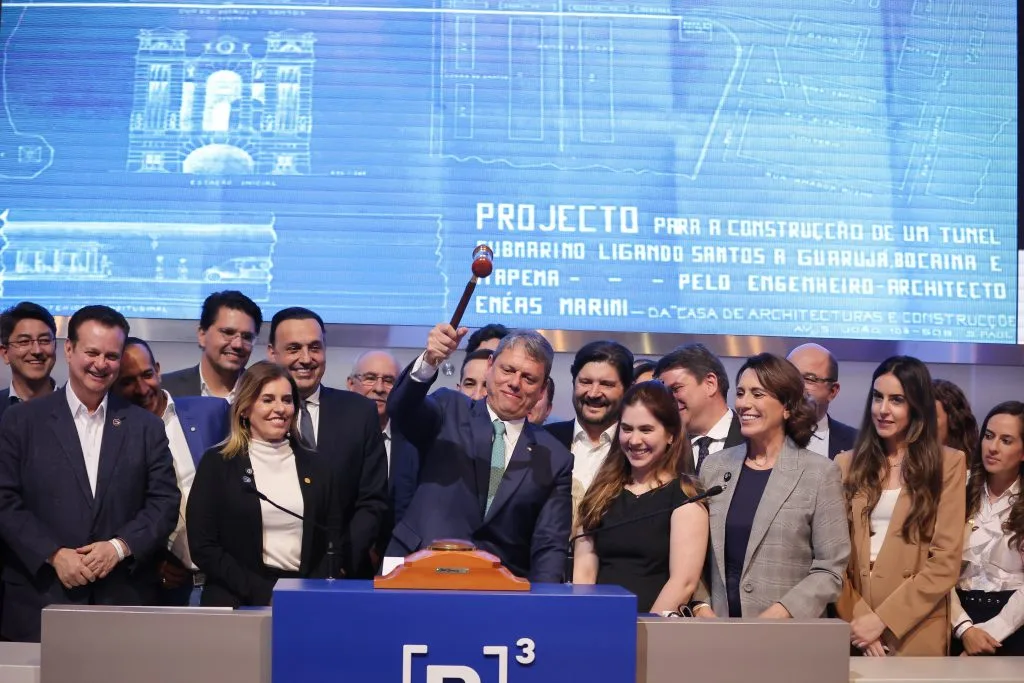 Leilão define Grupo Mota-Engil como vencedor da PPP do Túnel Santos-Guarujá