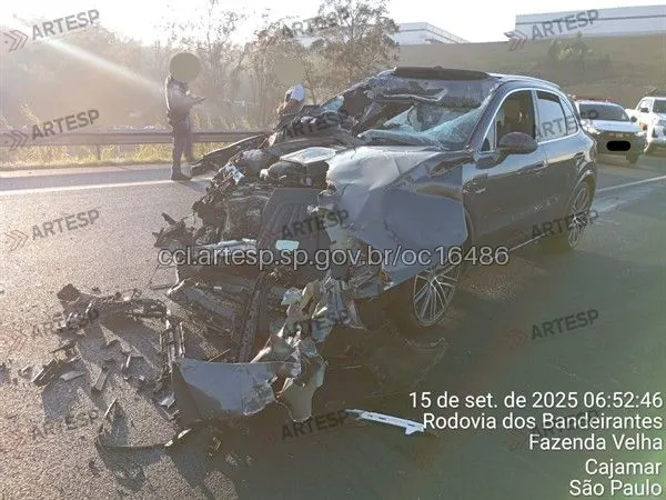 Porsche rodovia dos Bandeirantes