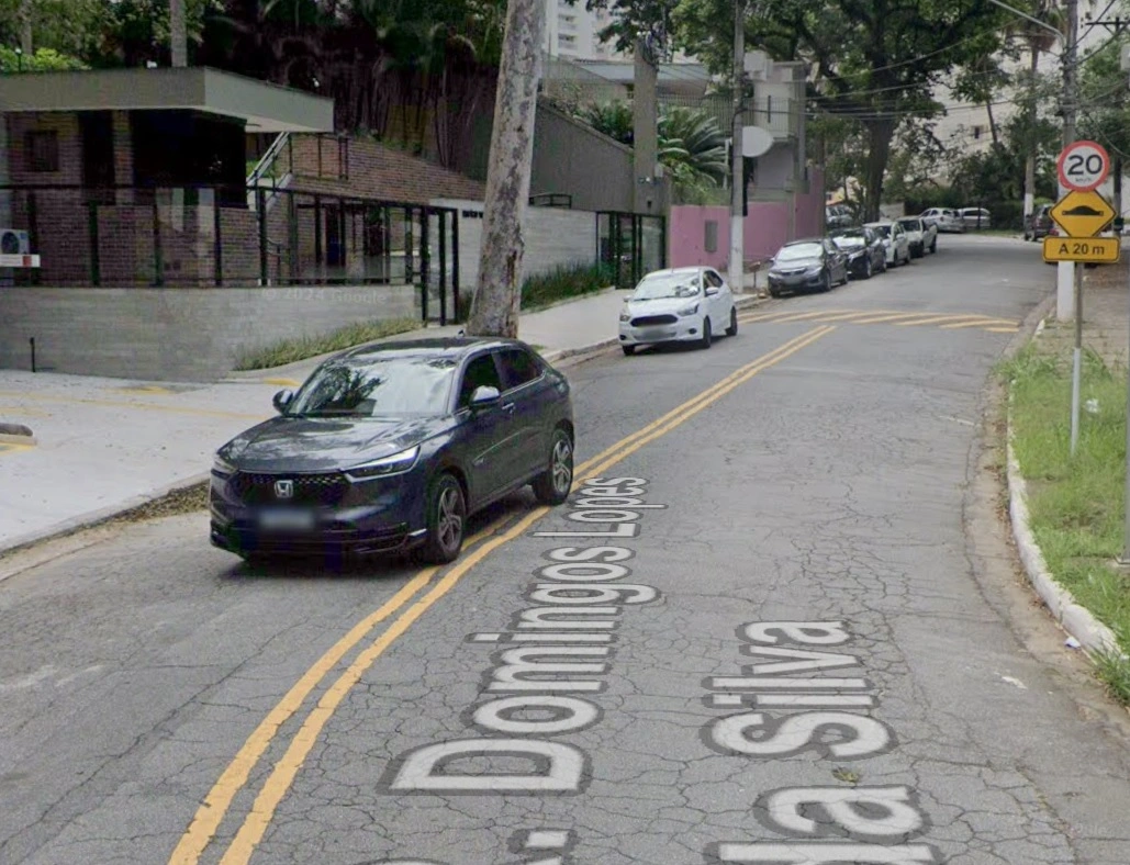 Rua Domingos Lopes da Silva na Vila Andrade