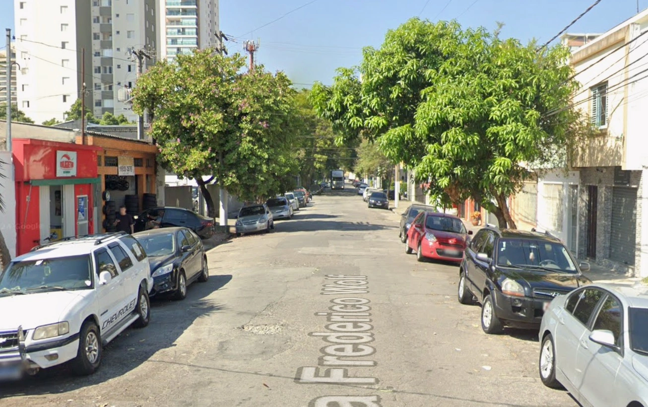 Rua Frederico Wolf na Vila Leopoldina