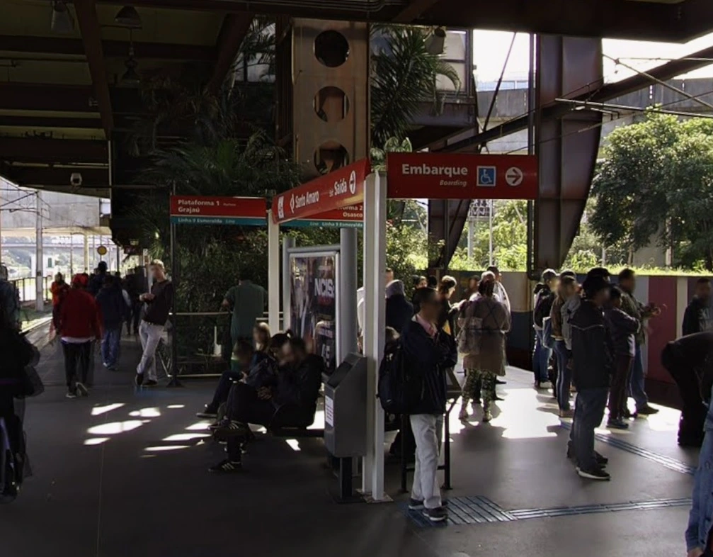 estação santo amaro zona sul