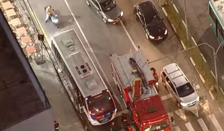 fogo ônibus osasco