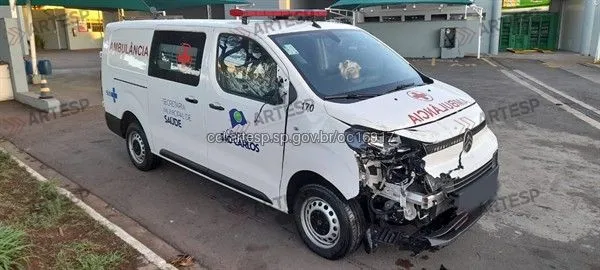 Ambulância rodovia dos Bandeirantes Limeira