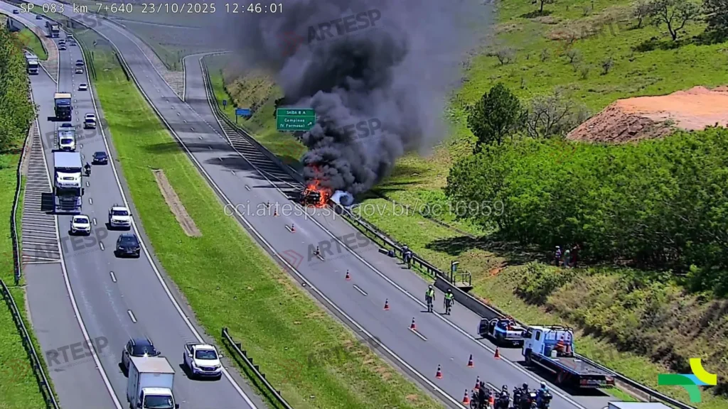 BMW X3 fogo anel viário magalhães teixeira incêndio longe