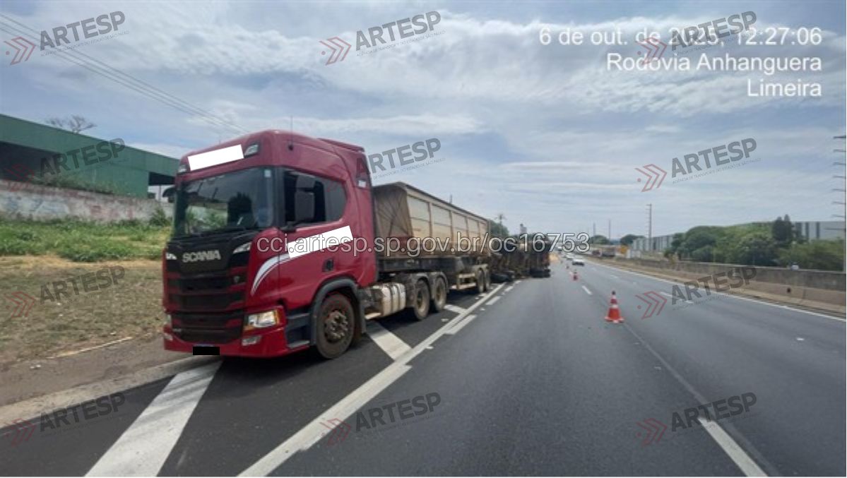 CVC Scania rodovia anhanguera Limeira