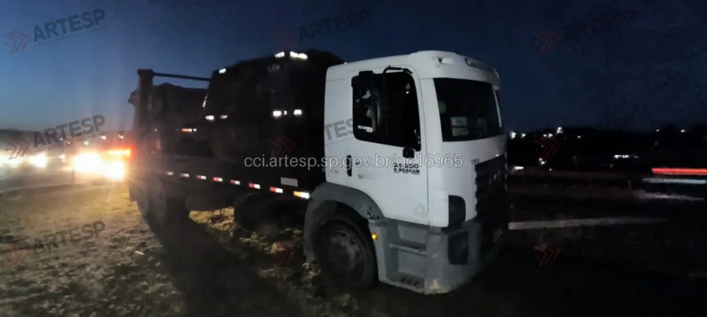 Caminhão VW 24.250 rodovia dom