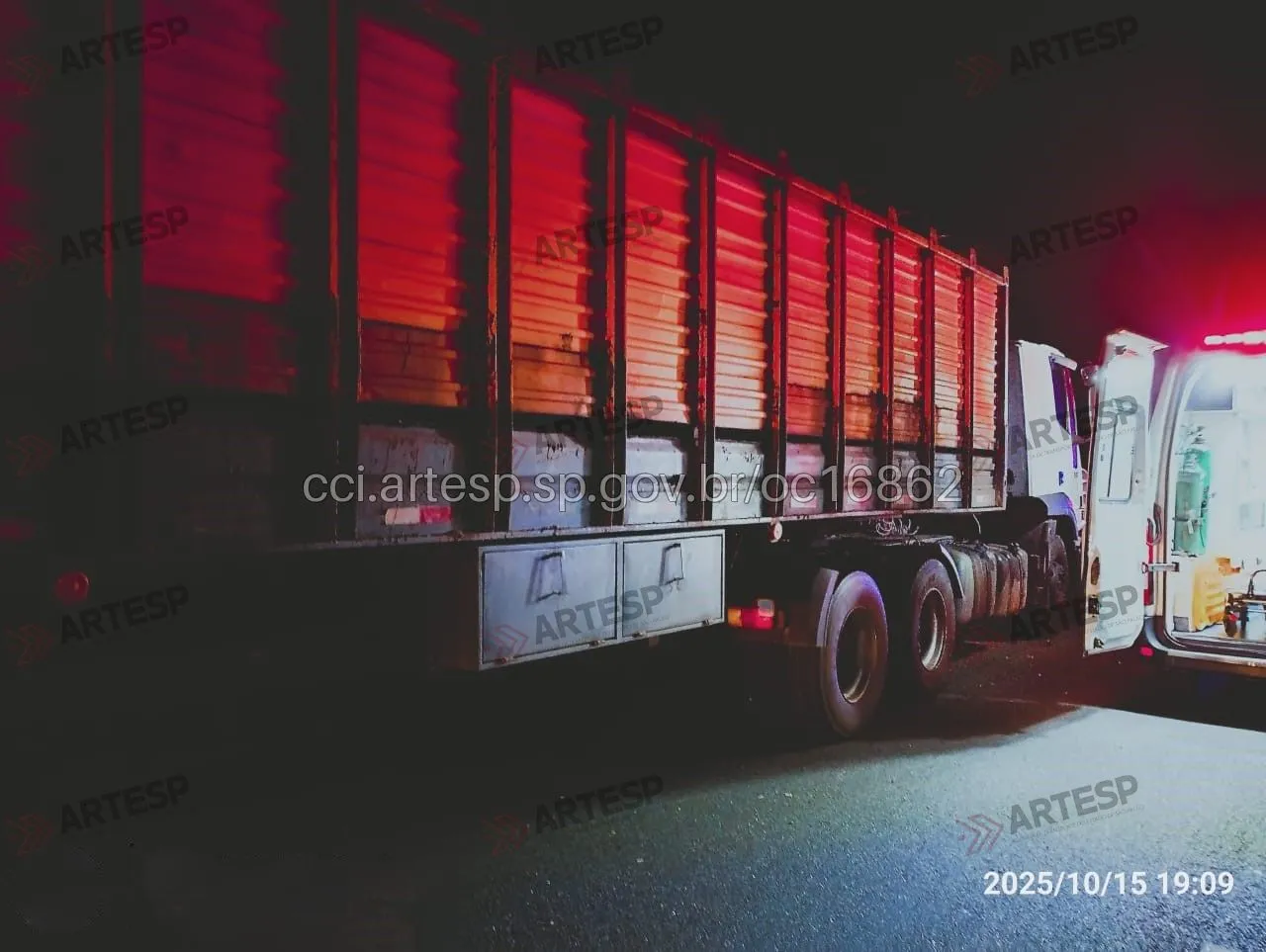 Carreta HD 380 rodovia dom pedro I
