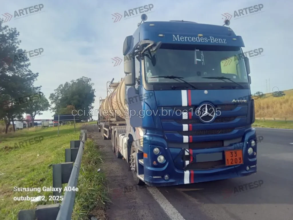 Carreta Mercedes-Benz Actros são simão