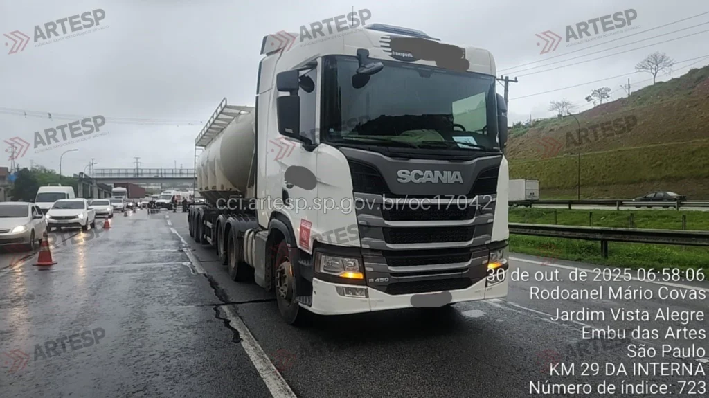 Carreta Rodoanel embu das Artes