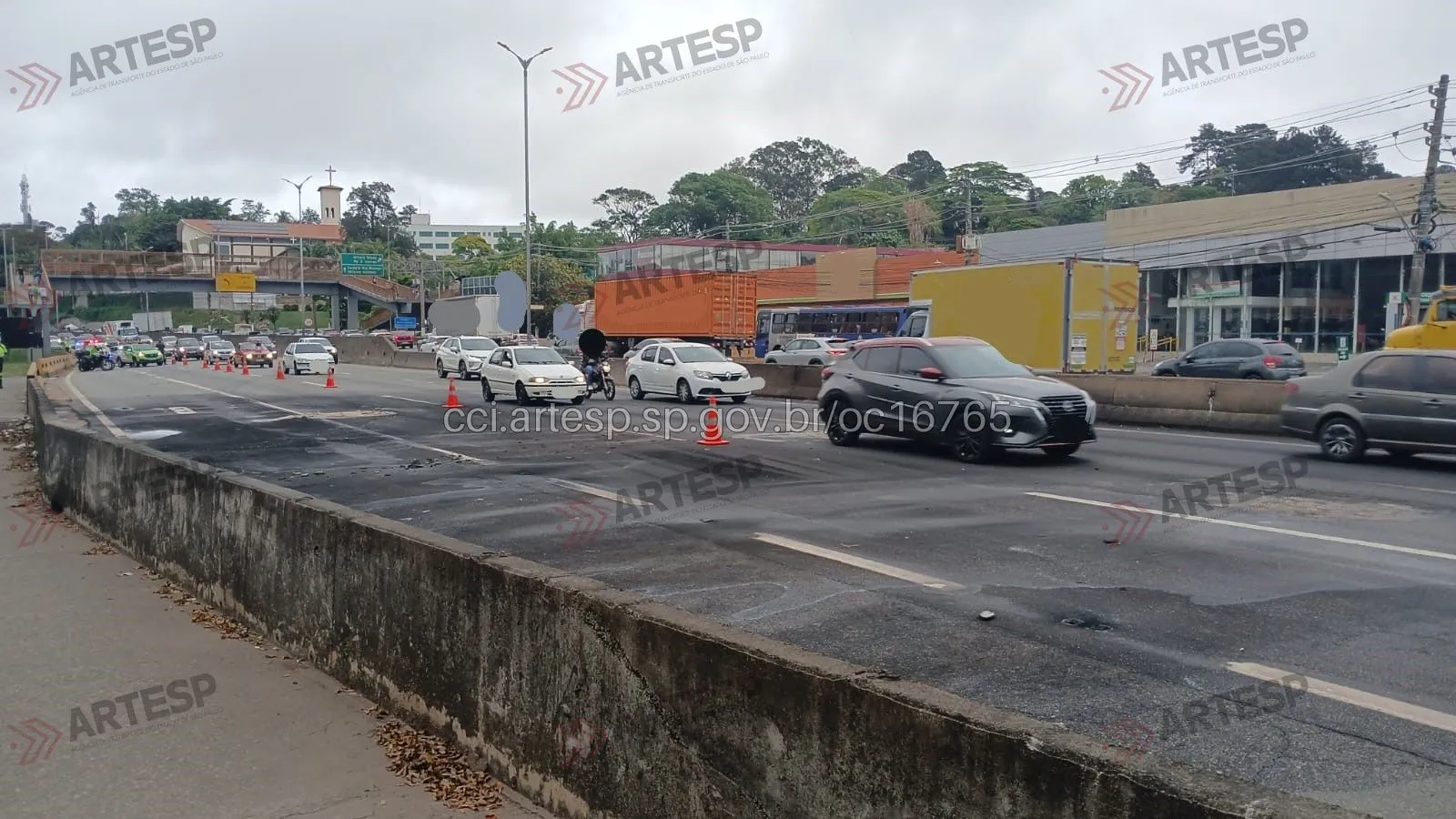 Local aguardando limpeza rodovia raposo Tavares