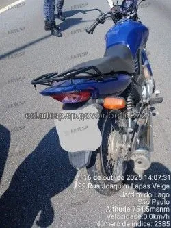Moto Honda CG 125 rodovia raposo Tavares