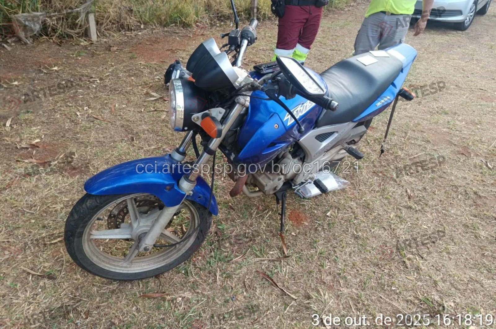 Moto Twister 250 rodovia Anhanguera
