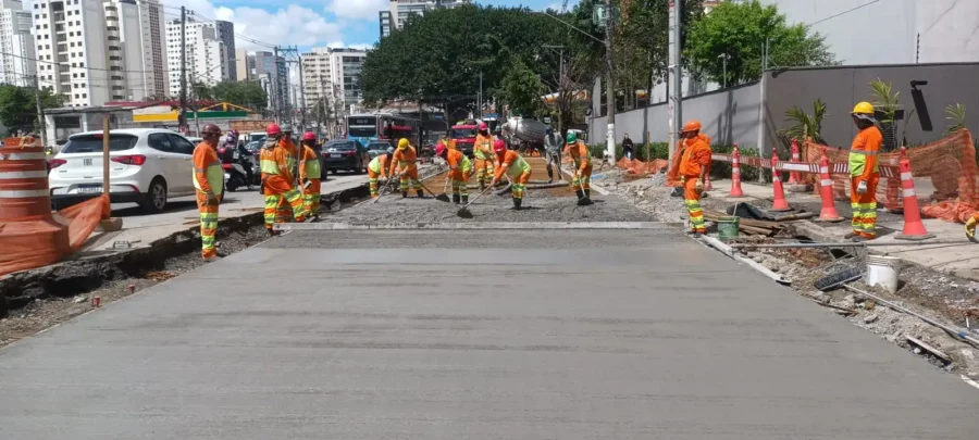 Obras do trecho II da Nova Santo Amaro entram na reta final