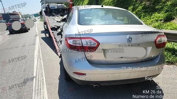 Renault Fluence rodoanel osasco